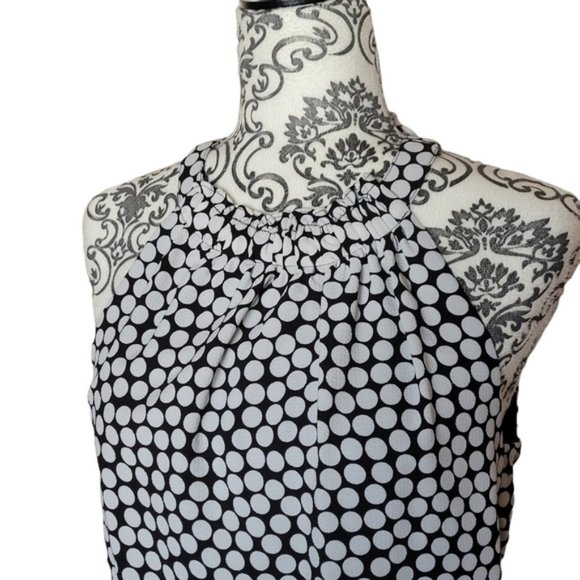 Adrianna Papell Moody Dot Maxi Halter Dress size 4 - Picture 7 of 15